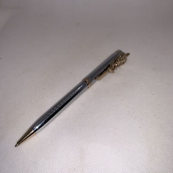 1995 Tweety Bird Pen Silver Gold Trim Read Description - Picture 4 of 6